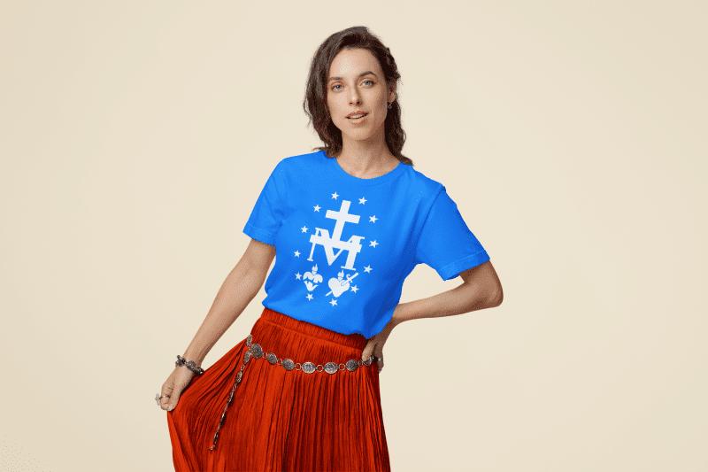 bella canvas tee mockup of a woman wearing a boho style outfit in a studio m36863 32dcaa89 5aa1 42fe 99a9 4ab87d2da94d